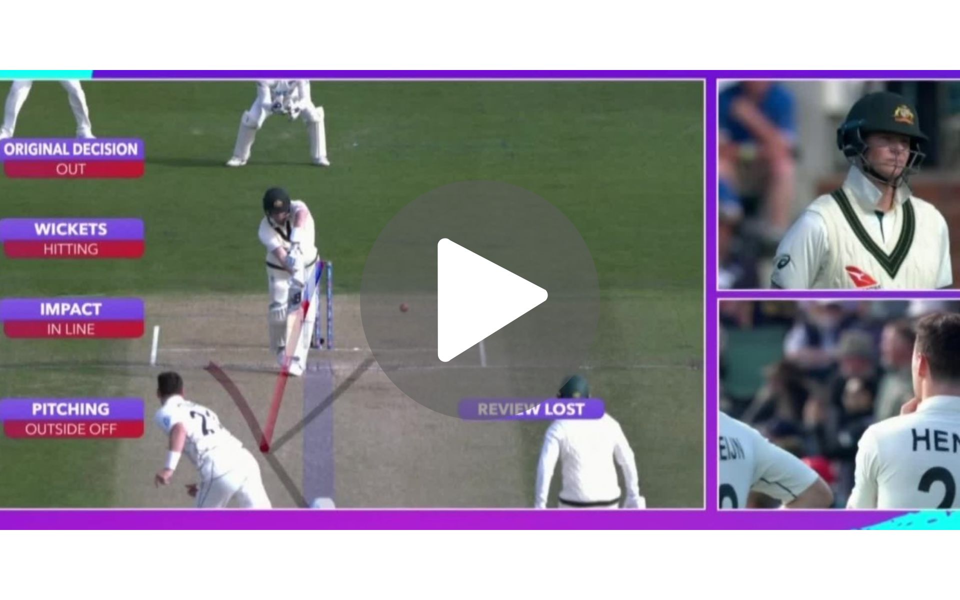 [Watch] Steve Smith's Opening Woes Continue As He Gets LBW By Matt Henry